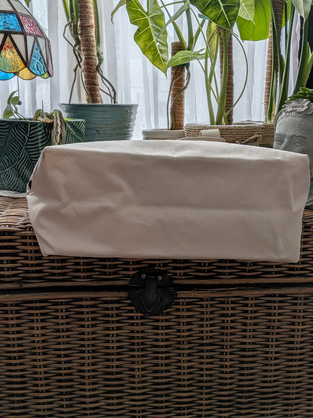 Vans Black and Cream Checkerboard Tote Bag - Picture 5 of 5